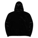 The VELVET MASKED ZIP HOODIE BLACK available online with global shipping, and in PAM Stores Melbourne and Sydney.
