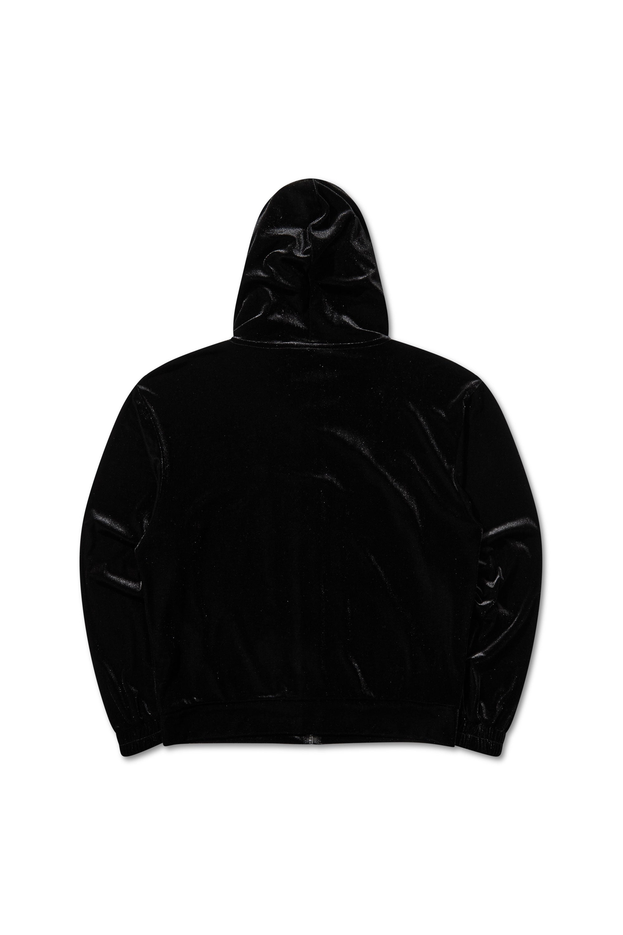 The VELVET MASKED ZIP HOODIE BLACK available online with global shipping, and in PAM Stores Melbourne and Sydney.