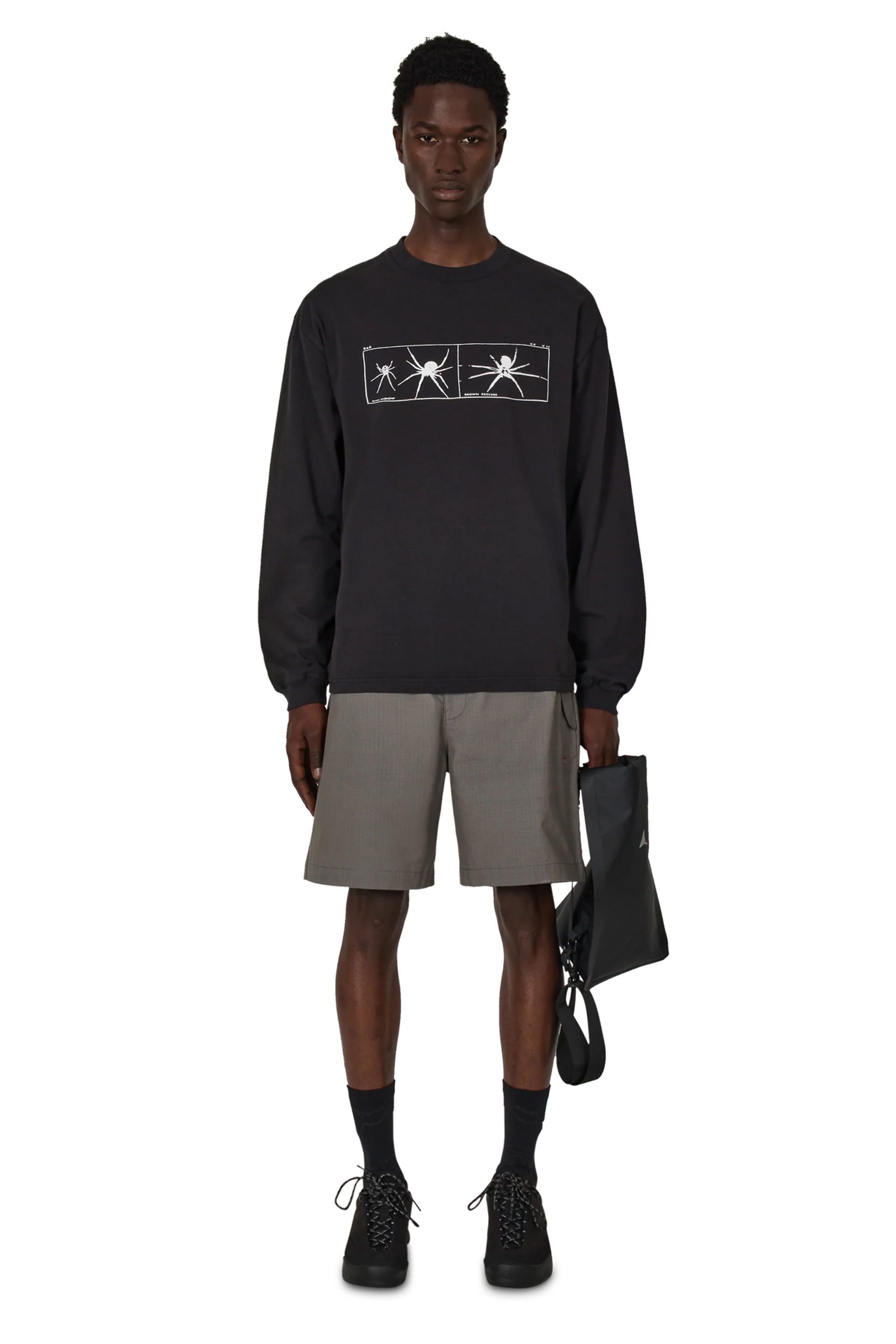 The Violino Long Sleeve Washed Black available online with global shipping, and in PAM Stores Melbourne and Sydney.