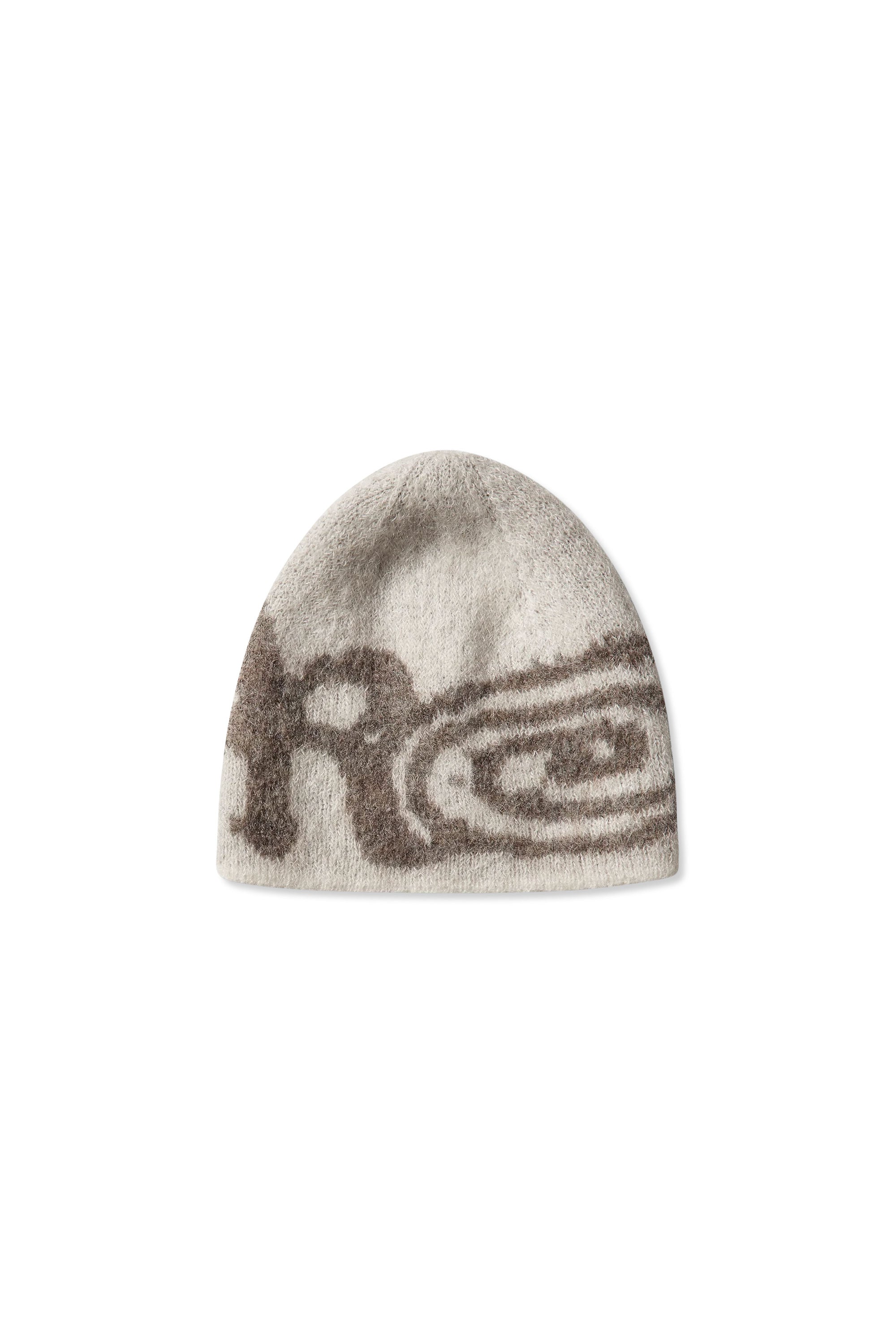 The Vortex Mohair Beanie White Grey available online with global shipping, and in PAM Stores Melbourne and Sydney.