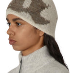 The Vortex Mohair Beanie White Grey available online with global shipping, and in PAM Stores Melbourne and Sydney.