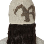 The Vortex Mohair Beanie White Grey available online with global shipping, and in PAM Stores Melbourne and Sydney.