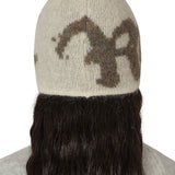 The Vortex Mohair Beanie White Grey available online with global shipping, and in PAM Stores Melbourne and Sydney.