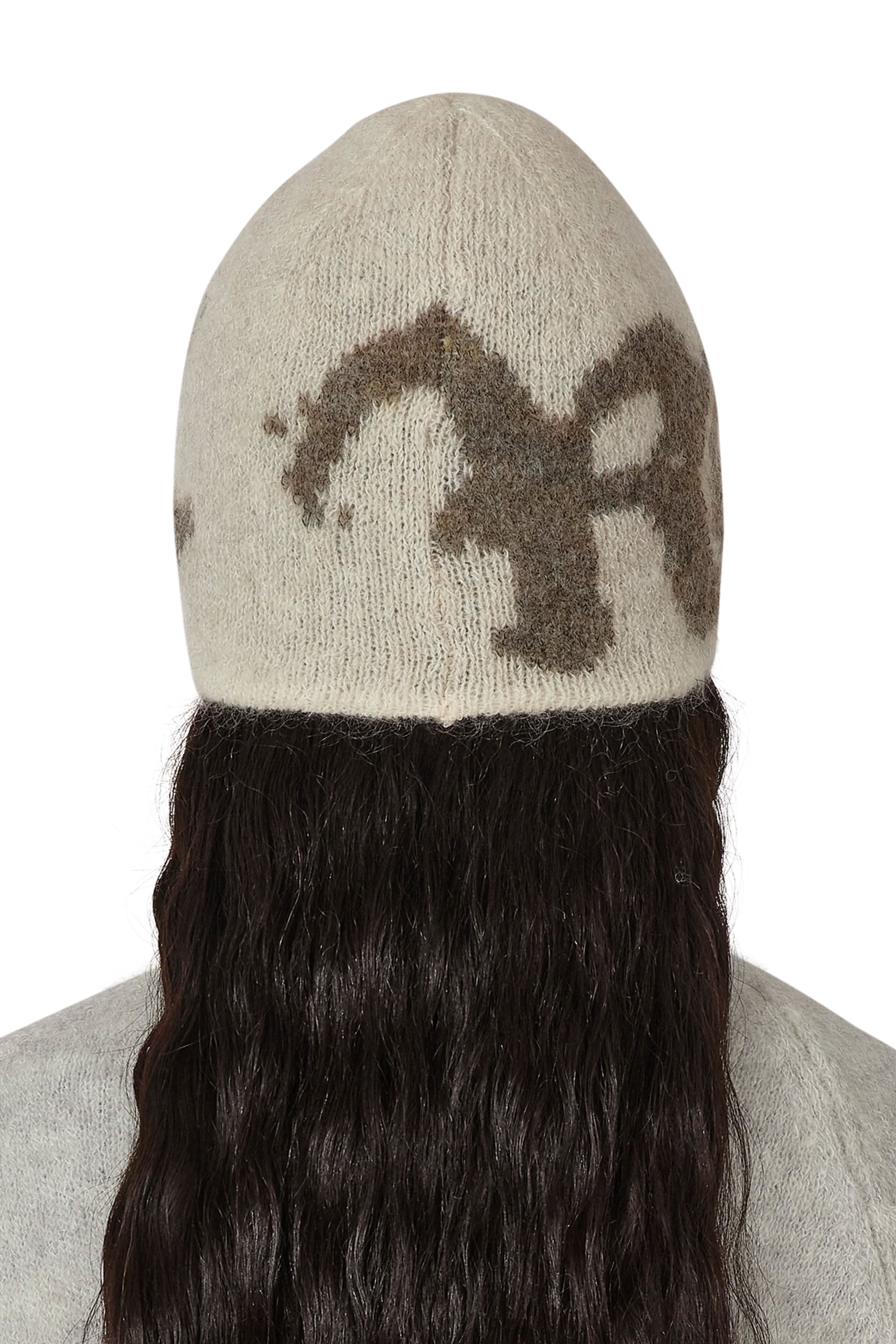 The Vortex Mohair Beanie White Grey available online with global shipping, and in PAM Stores Melbourne and Sydney.