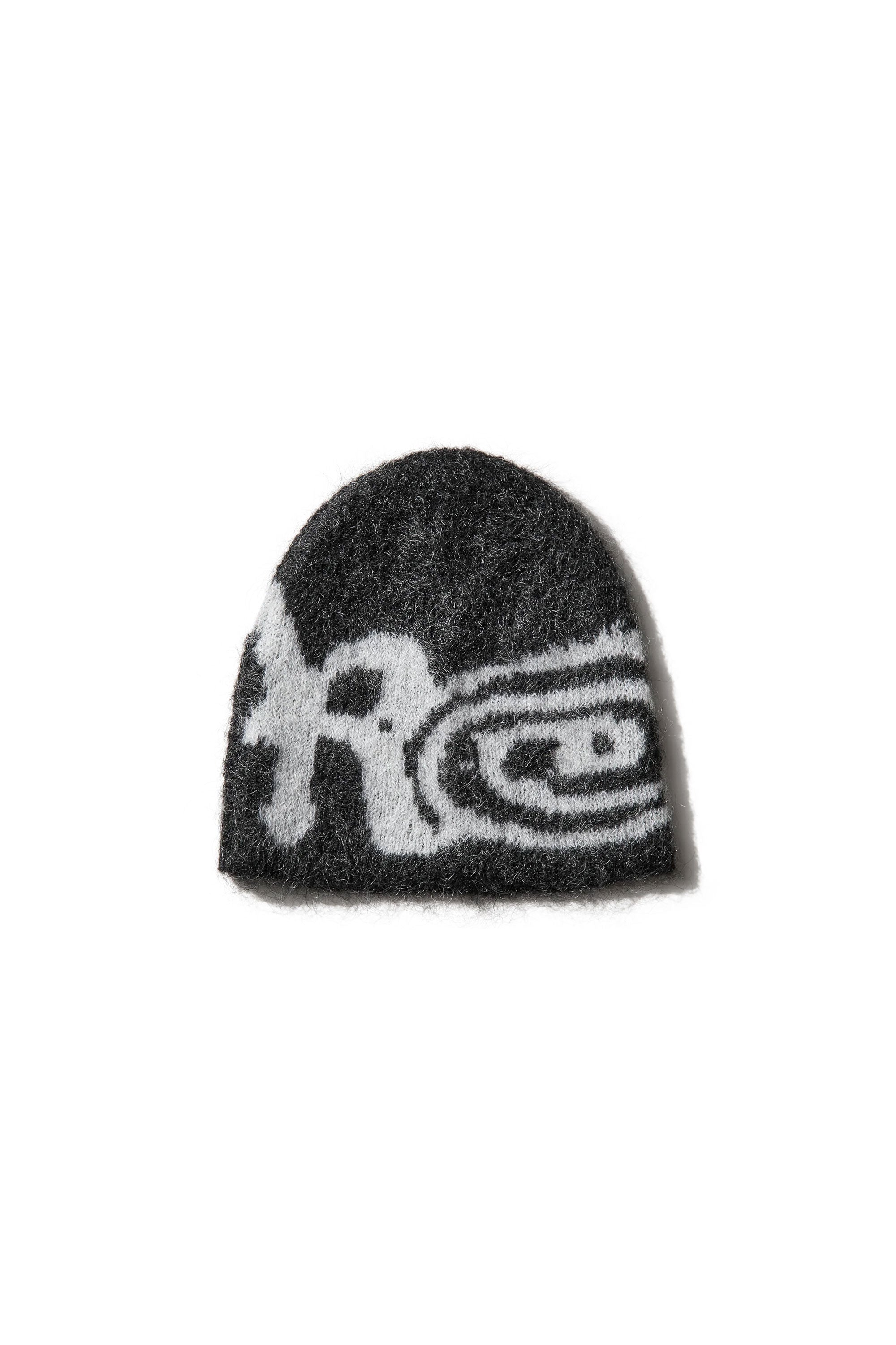 The Vortex Mohair Beanie Black White available online with global shipping, and in PAM Stores Melbourne and Sydney.