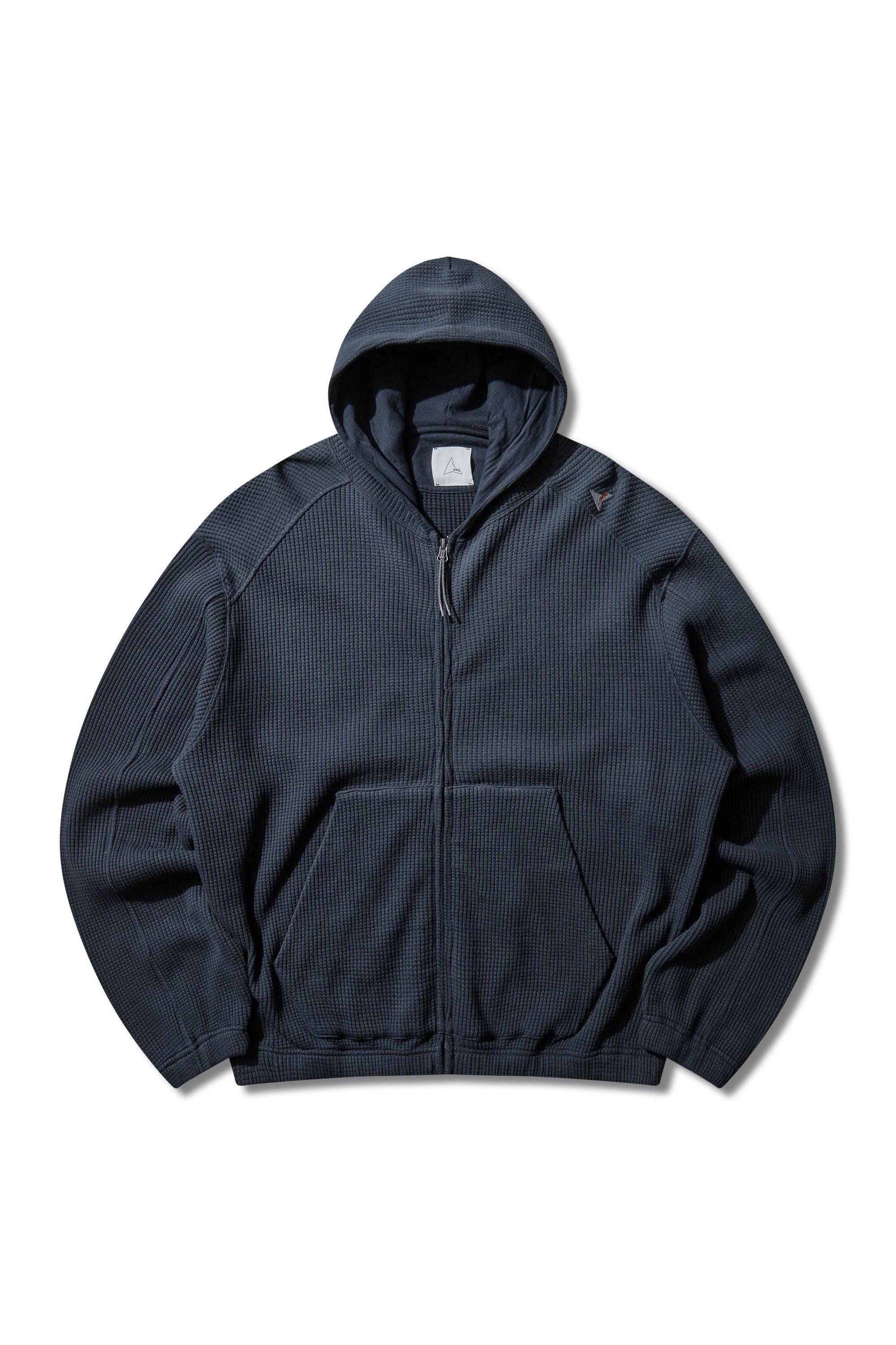 The Bee Sun Faded Organic Waffle Zip Up Hoodie available online with global shipping, and in PAM Stores Melbourne and Sydney.