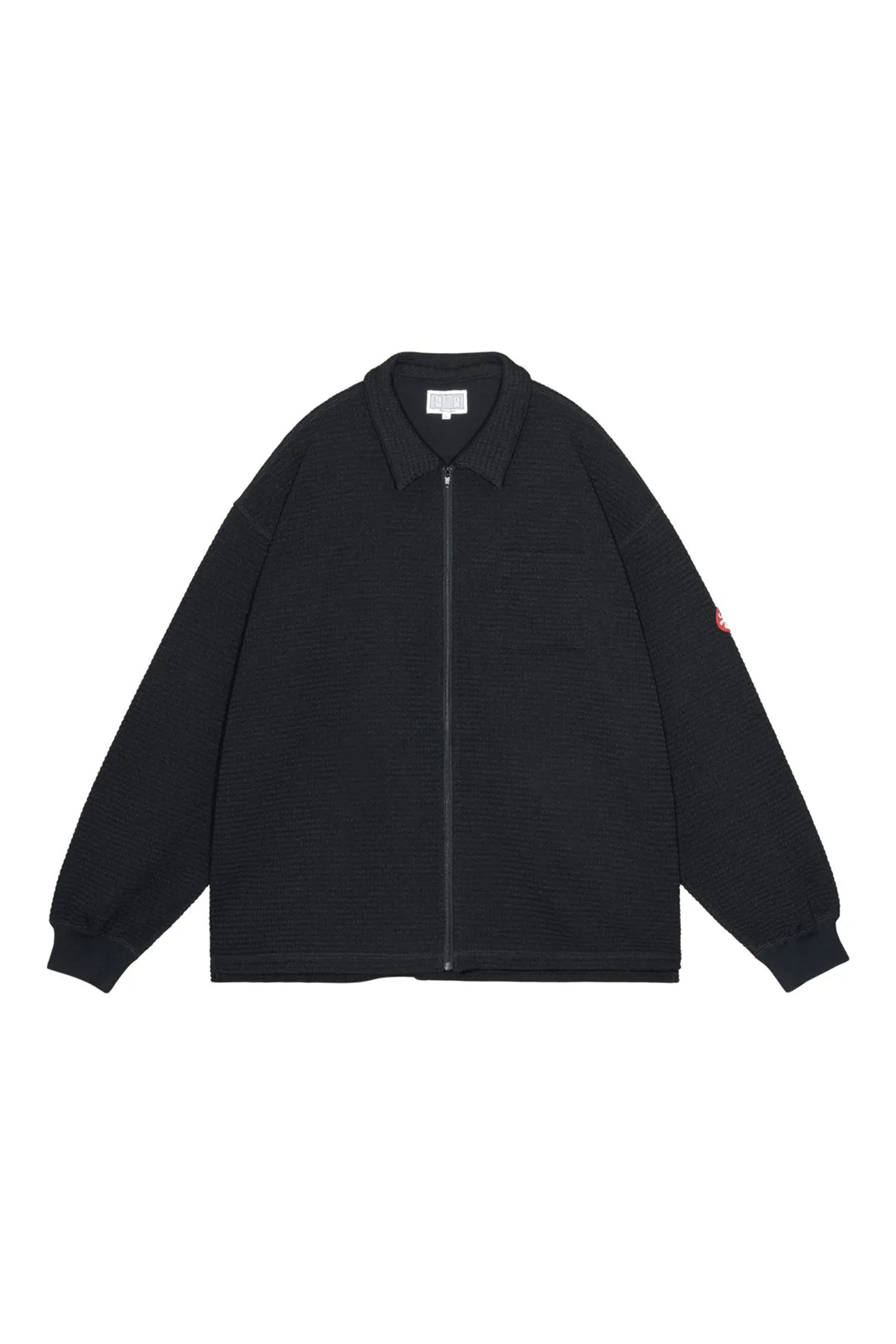 The WAFFLE PE JERSEY ZIP SHIRT available online with global shipping, and in PAM Stores Melbourne and Sydney.