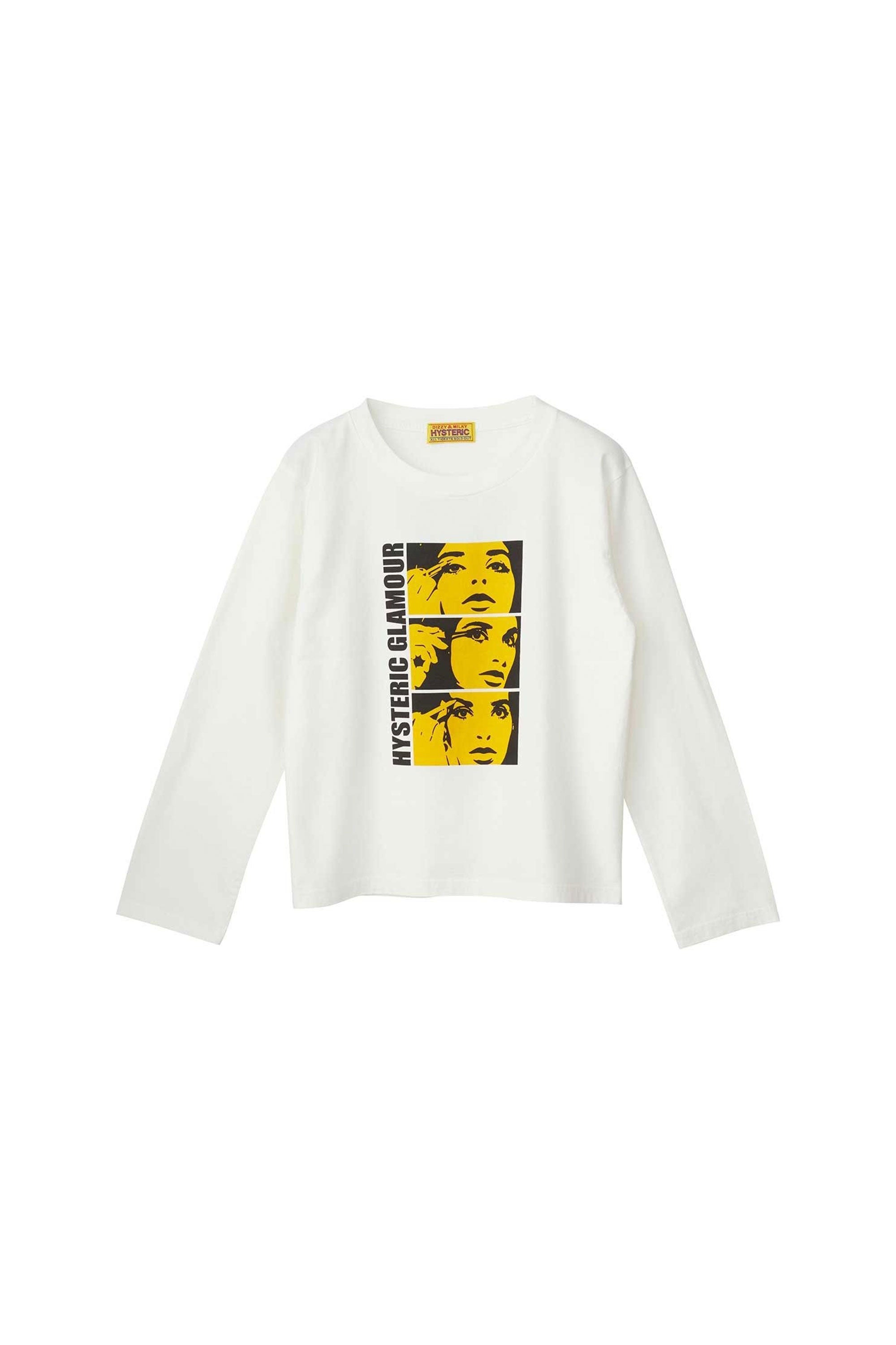 The WAKE UP MAKE UP T-shirt White available online with global shipping, and in PAM Stores Melbourne and Sydney.