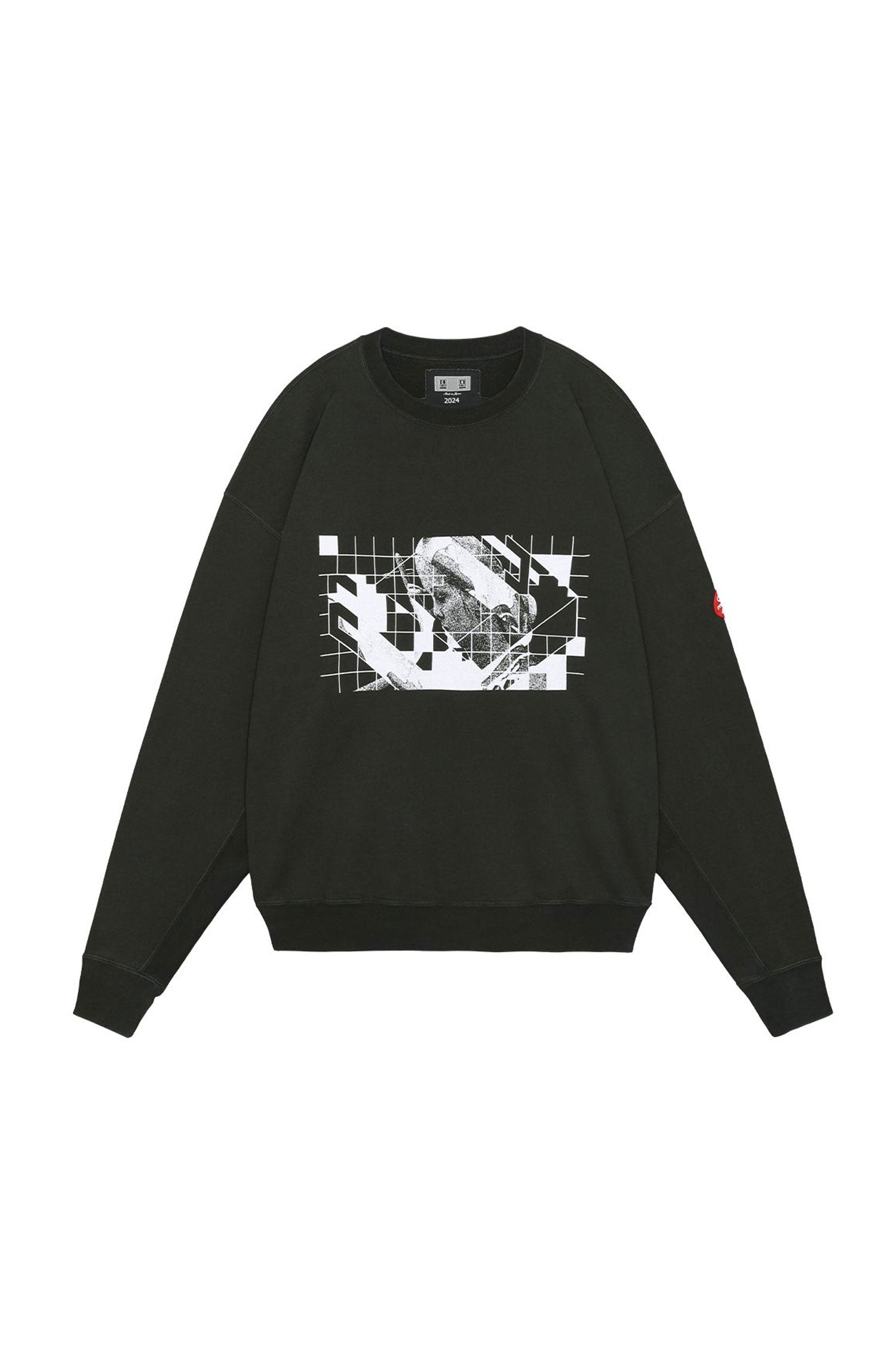 The CAV EMPT - WASHED DIMENSIONS CREW NECK  available online with global shipping, and in PAM Stores Melbourne and Sydney.