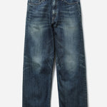 The SS26 WASHED DENIM DP WIDE PANTS INDIGO available online with global shipping, and in PAM Stores Melbourne and Sydney.
