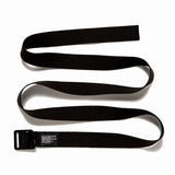 The ACRYLIC WEBBING BELT BLACK available online with global shipping, and in PAM Stores Melbourne and Sydney.