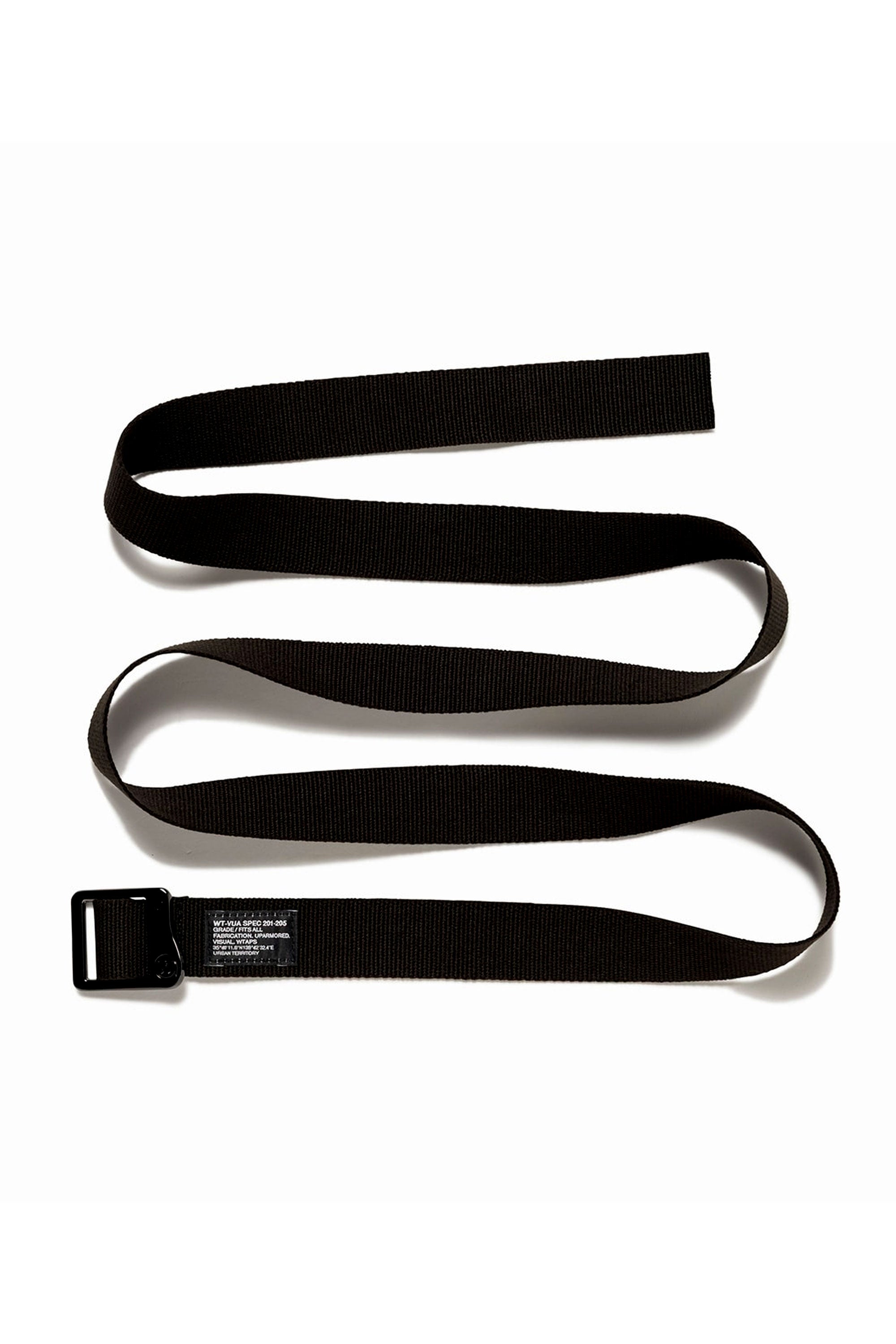 The ACRYLIC WEBBING BELT BLACK available online with global shipping, and in PAM Stores Melbourne and Sydney.