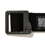 The ACRYLIC WEBBING BELT BLACK available online with global shipping, and in PAM Stores Melbourne and Sydney.