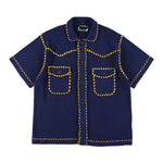 The SUMMER PG1 WESTERN SHIRT NAVY available online with global shipping, and in PAM Stores Melbourne and Sydney.