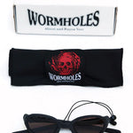 The Wormholes Sunglasses [Abicsi] Vulcanic Black / Pyrope Red available online with global shipping, and in PAM Stores Melbourne and Sydney.