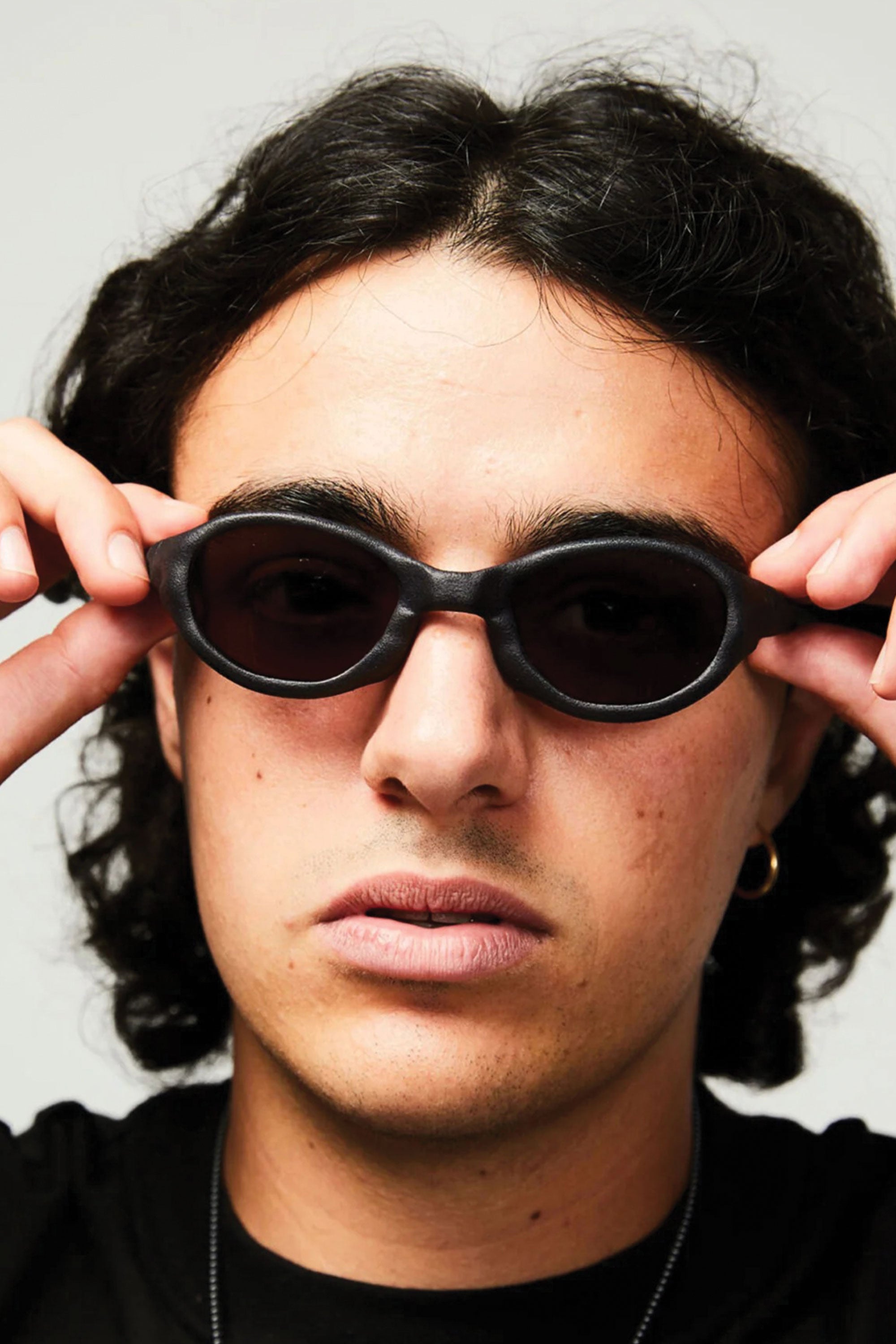 The Wormholes Sunglasses [Abicsi] Vulcanic Black / Pyrope Red available online with global shipping, and in PAM Stores Melbourne and Sydney.
