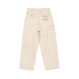 The WIDE CHINO PANTS WHITE available online with global shipping, and in PAM Stores Melbourne and Sydney.