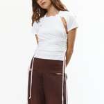 The RUCHED SS TEE available online with global shipping, and in PAM Stores Melbourne and Sydney.