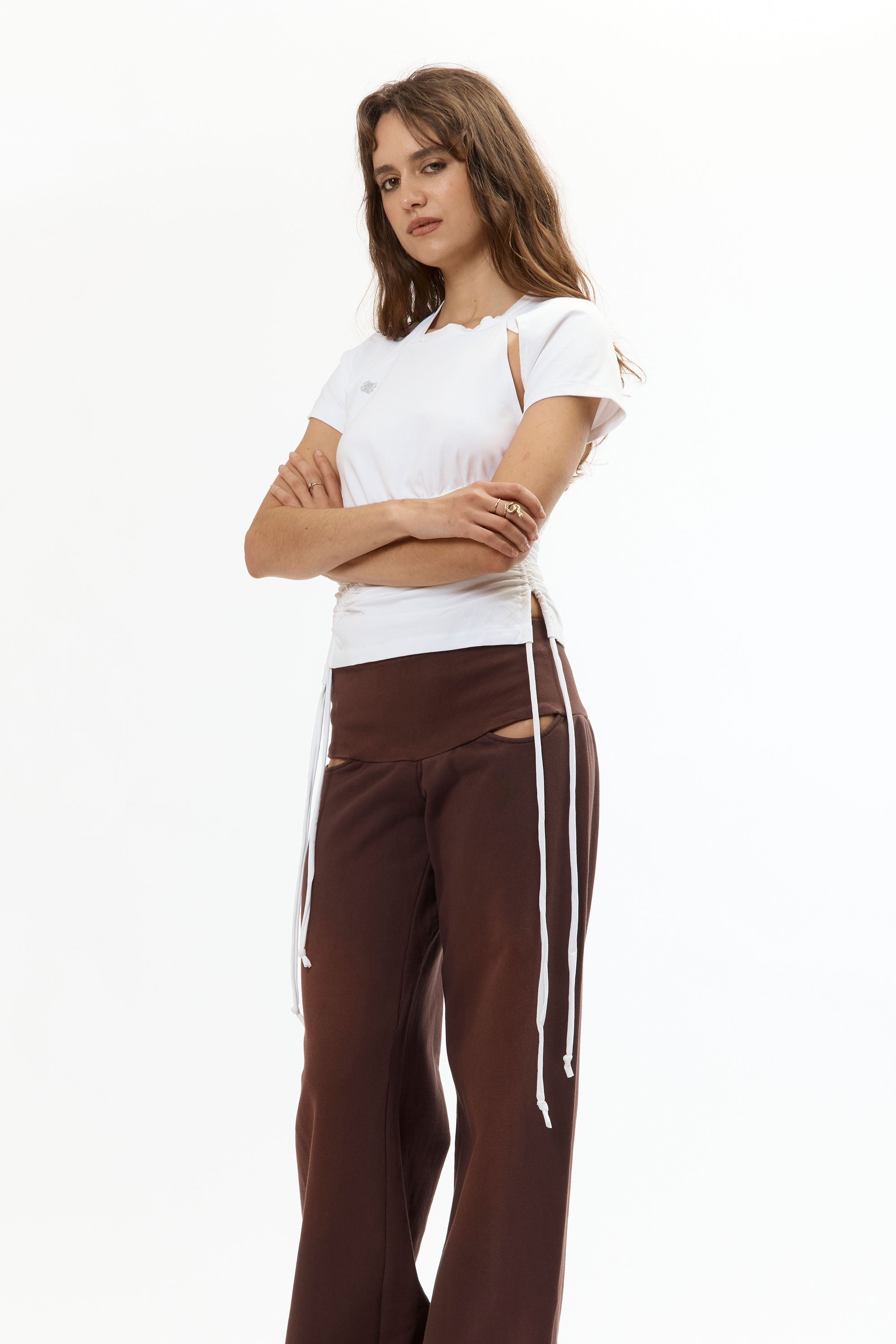 The RUCHED SS TEE available online with global shipping, and in PAM Stores Melbourne and Sydney.