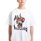 The ALL WELCOME DOG SS TEE  available online with global shipping, and in PAM Stores Melbourne and Sydney.