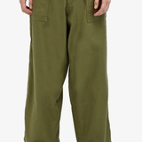 WIDE BAKER . PANTS OLIVE DRAB