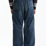 The SS26 WASHED DENIM DP WIDE PANTS INDIGO available online with global shipping, and in PAM Stores Melbourne and Sydney.