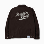 The ZIP WORK JACKET BROWN available online with global shipping, and in PAM Stores Melbourne and Sydney.