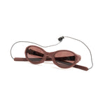 The ABICIS WORMHOLES SUNGLASSES GADUS BROWN available online with global shipping, and in PAM Stores Melbourne and Sydney.