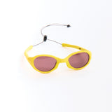 The Wormholes Sunglasses [Abicsi] Mustard Yellow / Pyrope Red available online with global shipping, and in PAM Stores Melbourne and Sydney.