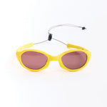 The Wormholes Sunglasses [Abicsi] Mustard Yellow / Pyrope Red available online with global shipping, and in PAM Stores Melbourne and Sydney.