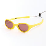 The Wormholes Sunglasses [Abicsi] Mustard Yellow / Pyrope Red available online with global shipping, and in PAM Stores Melbourne and Sydney.