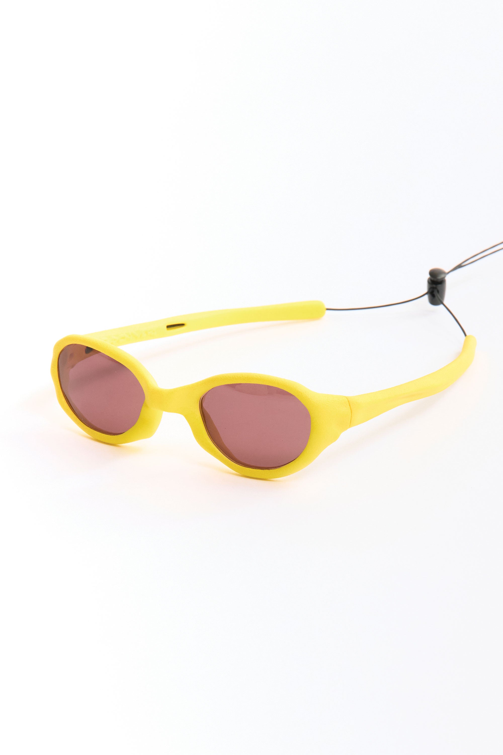 The Wormholes Sunglasses [Abicsi] Mustard Yellow / Pyrope Red available online with global shipping, and in PAM Stores Melbourne and Sydney.
