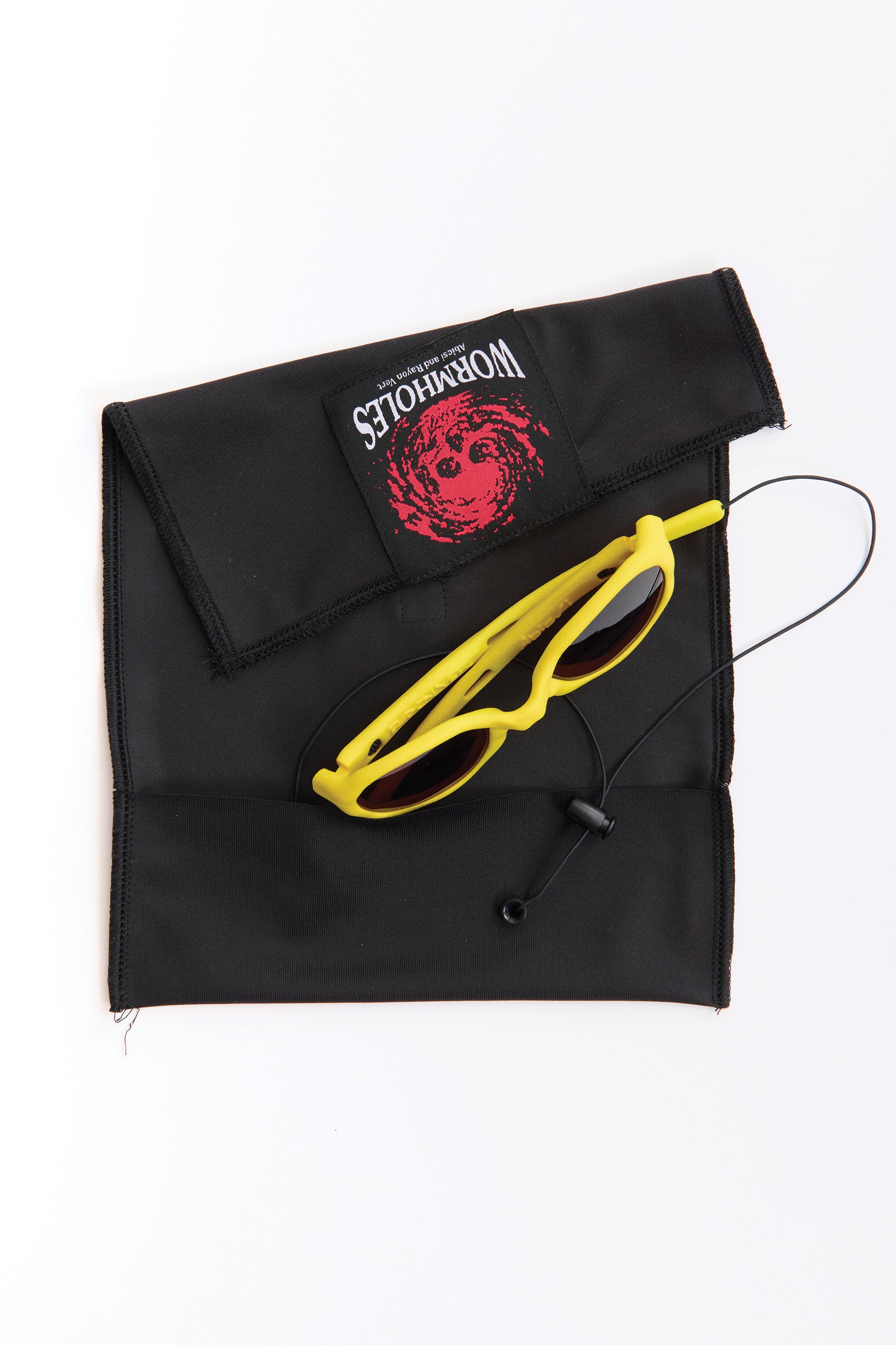 The Wormholes Sunglasses [Abicsi] Mustard Yellow / Pyrope Red available online with global shipping, and in PAM Stores Melbourne and Sydney.