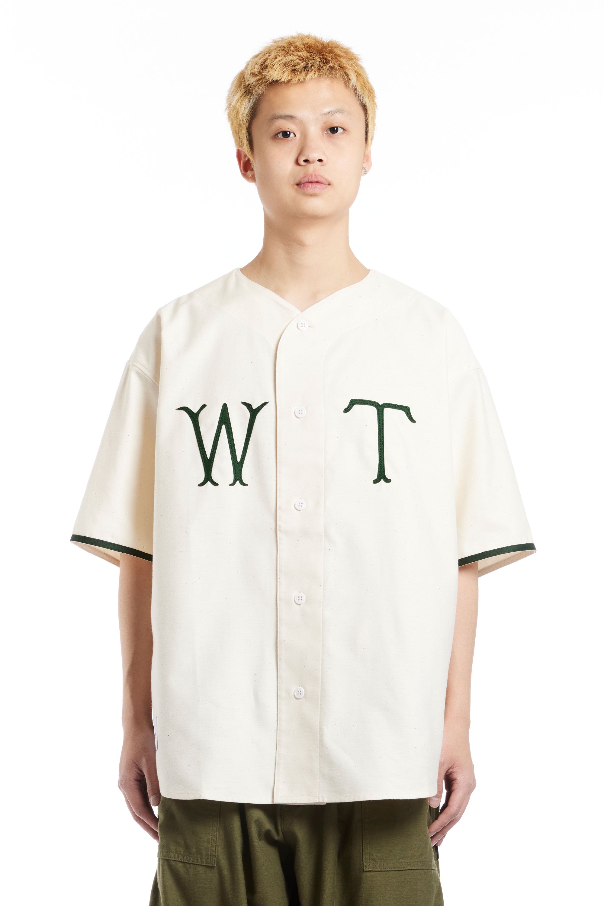 The WTAPS - BASEBALL SHIRT 13 SS24  available online with global shipping, and in PAM Stores Melbourne and Sydney.