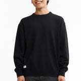 The CREW NECK AFA SWEATER BLACK available online with global shipping, and in PAM Stores Melbourne and Sydney.