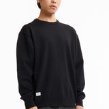 The CREW NECK AFA SWEATER BLACK available online with global shipping, and in PAM Stores Melbourne and Sydney.