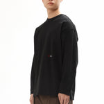 The LIM LS CREWNECK TEE BLACK available online with global shipping, and in PAM Stores Melbourne and Sydney.