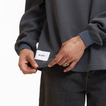 The SS26 WAFFLE POLY LS GREY available online with global shipping, and in PAM Stores Melbourne and Sydney.