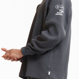 The SS26 WAFFLE POLY LS GREY available online with global shipping, and in PAM Stores Melbourne and Sydney.