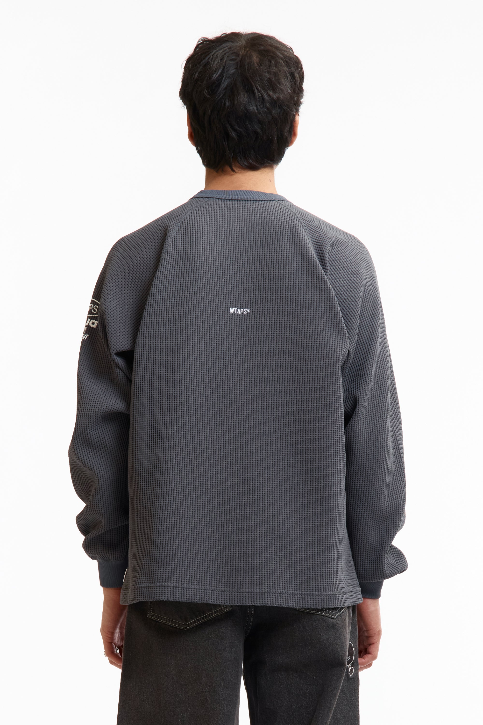 The SS26 WAFFLE POLY LS GREY available online with global shipping, and in PAM Stores Melbourne and Sydney.