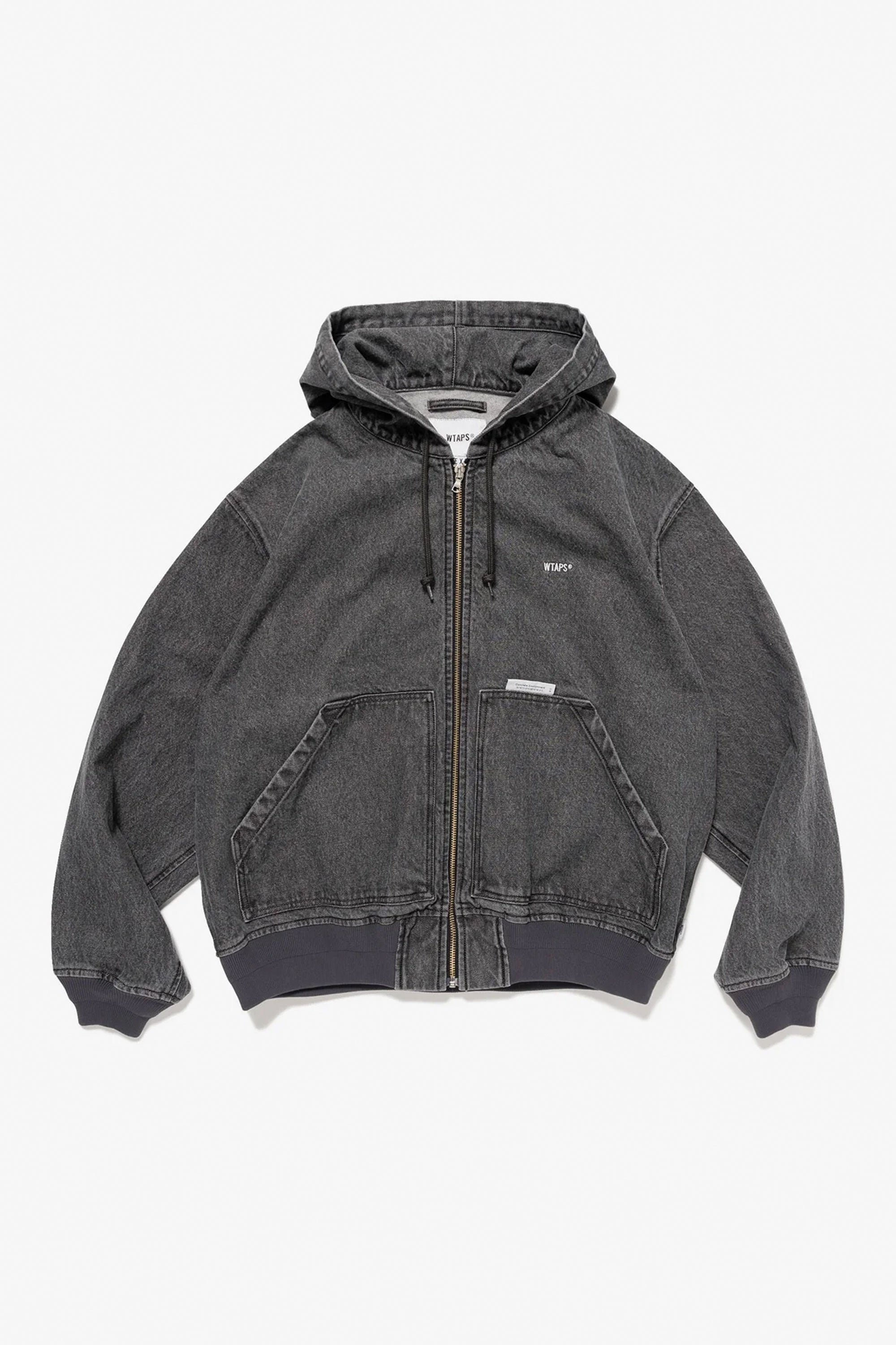 The SS26 DENIM COTTON DOOM JACKET BLACK available online with global shipping, and in PAM Stores Melbourne and Sydney.