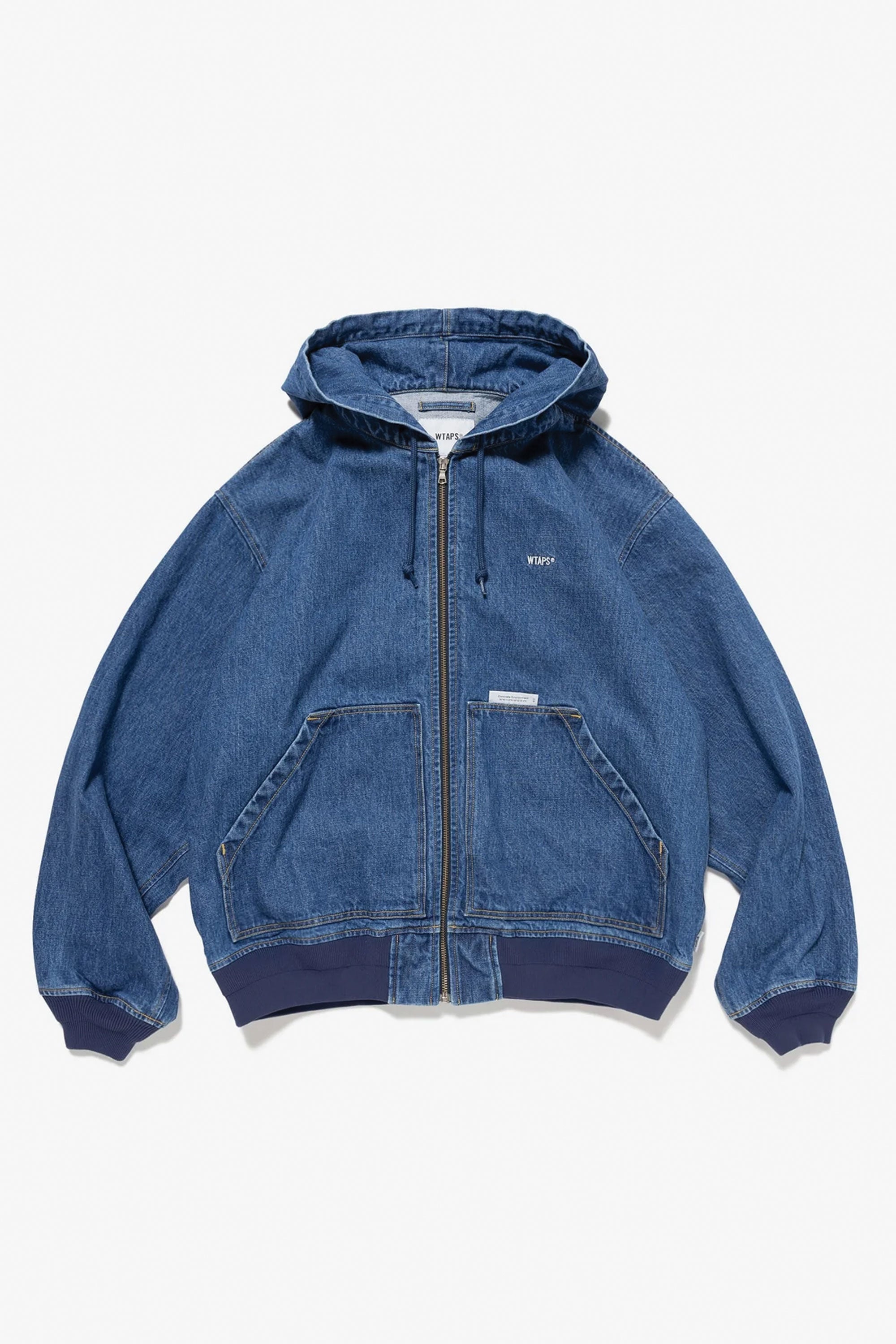 The SS26 DENIM COTTON DOOM JACKET INDIGO available online with global shipping, and in PAM Stores Melbourne and Sydney.