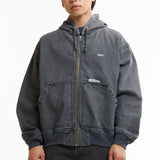 The SS26 DENIM COTTON DOOM JACKET BLACK available online with global shipping, and in PAM Stores Melbourne and Sydney.