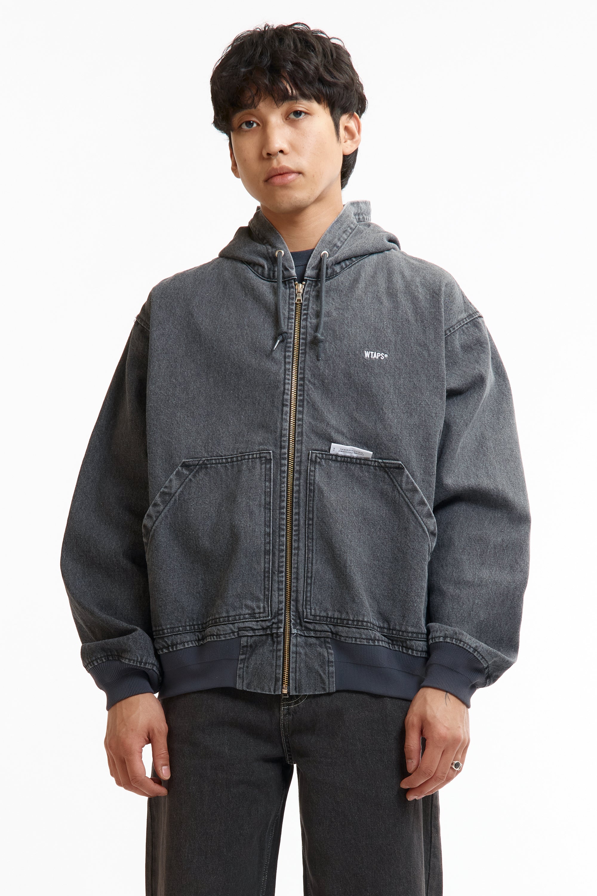The SS26 DENIM COTTON DOOM JACKET BLACK available online with global shipping, and in PAM Stores Melbourne and Sydney.