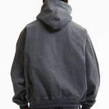 The SS26 DENIM COTTON DOOM JACKET BLACK available online with global shipping, and in PAM Stores Melbourne and Sydney.