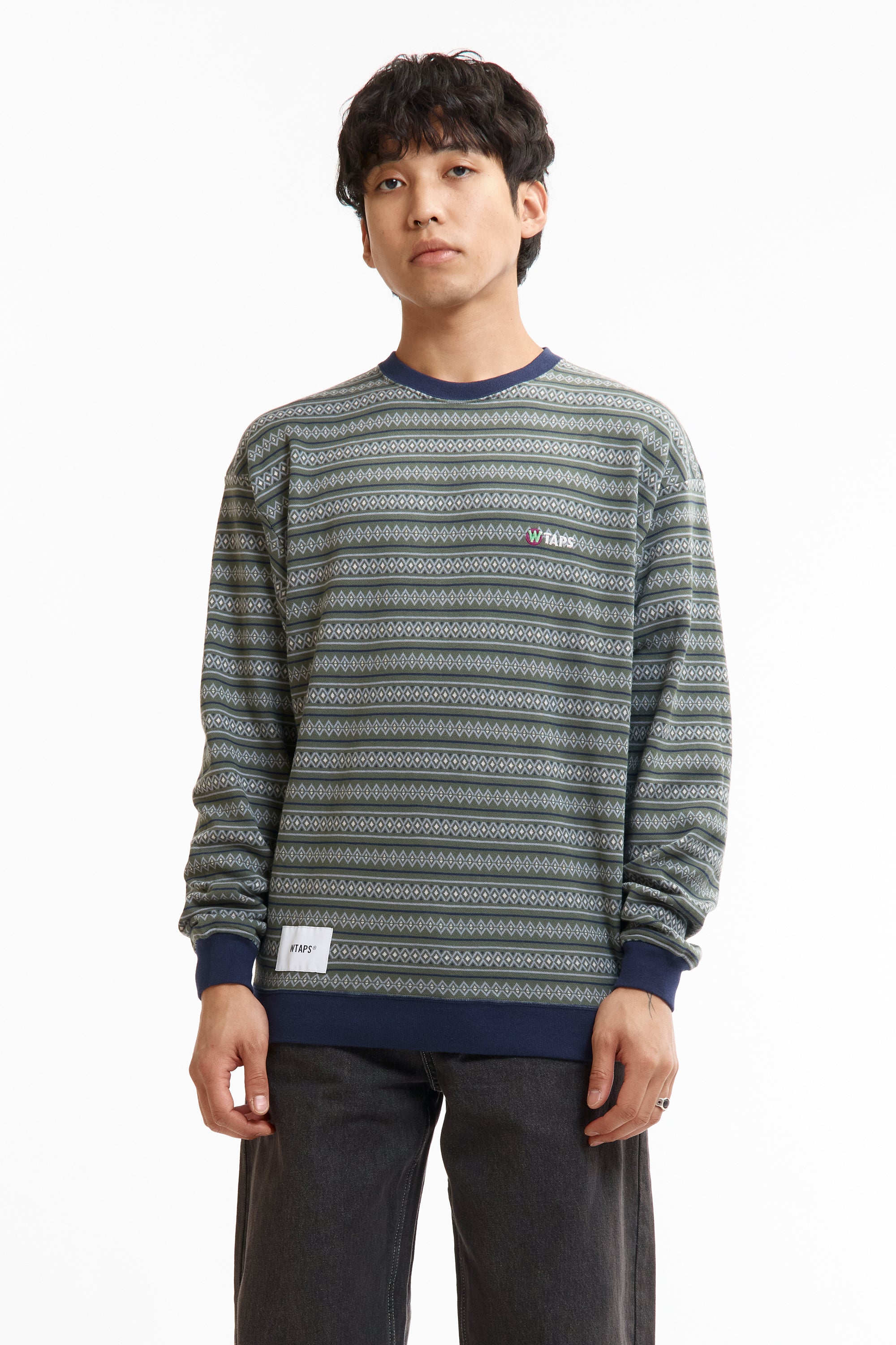 The SS26 BDY 02 LS COTTON OLIVE DRAB available online with global shipping, and in PAM Stores Melbourne and Sydney.