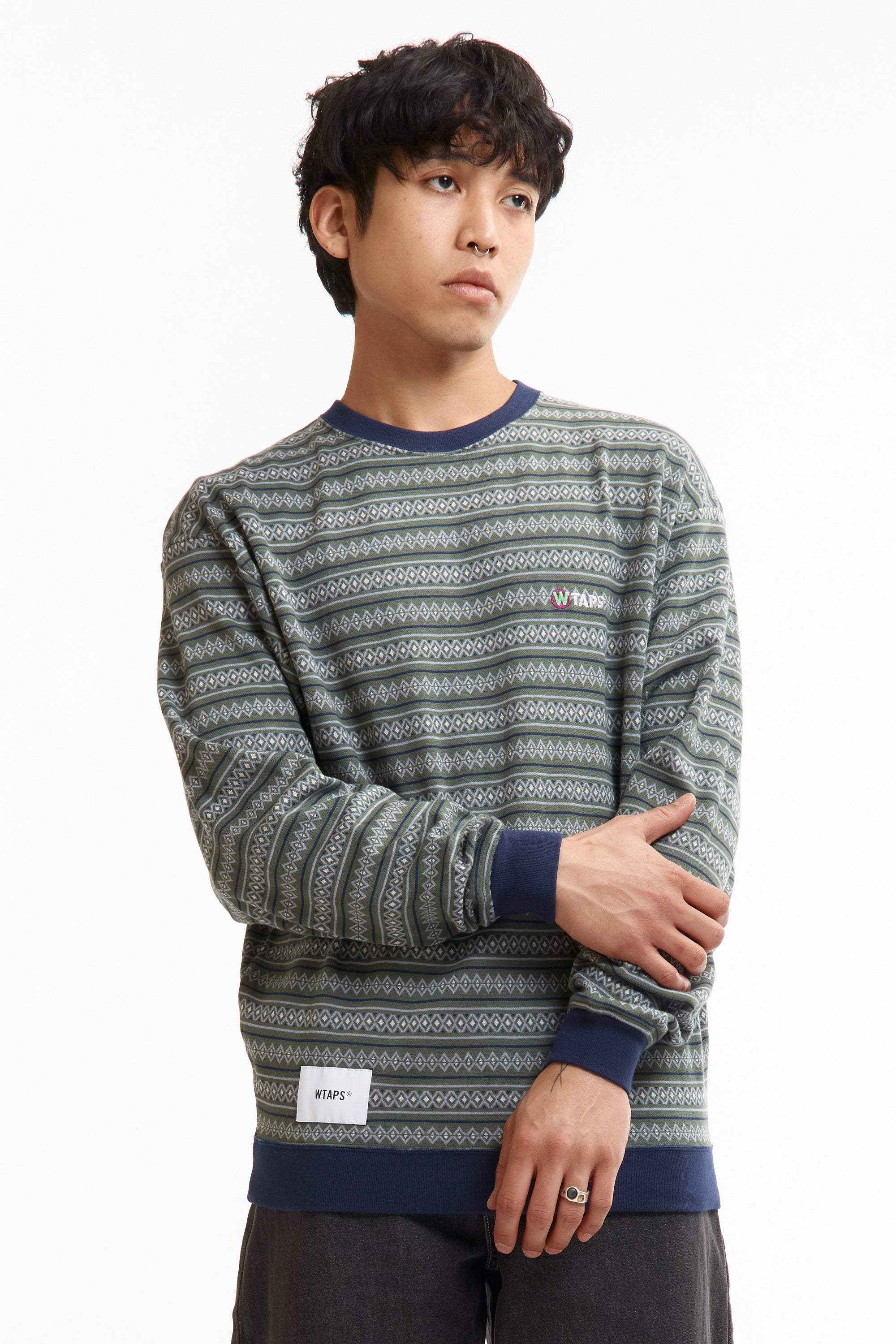 The SS26 BDY 02 LS COTTON OLIVE DRAB available online with global shipping, and in PAM Stores Melbourne and Sydney.