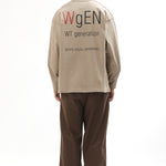 The LIM LS CREWNECK TEE GREIGE available online with global shipping, and in PAM Stores Melbourne and Sydney.