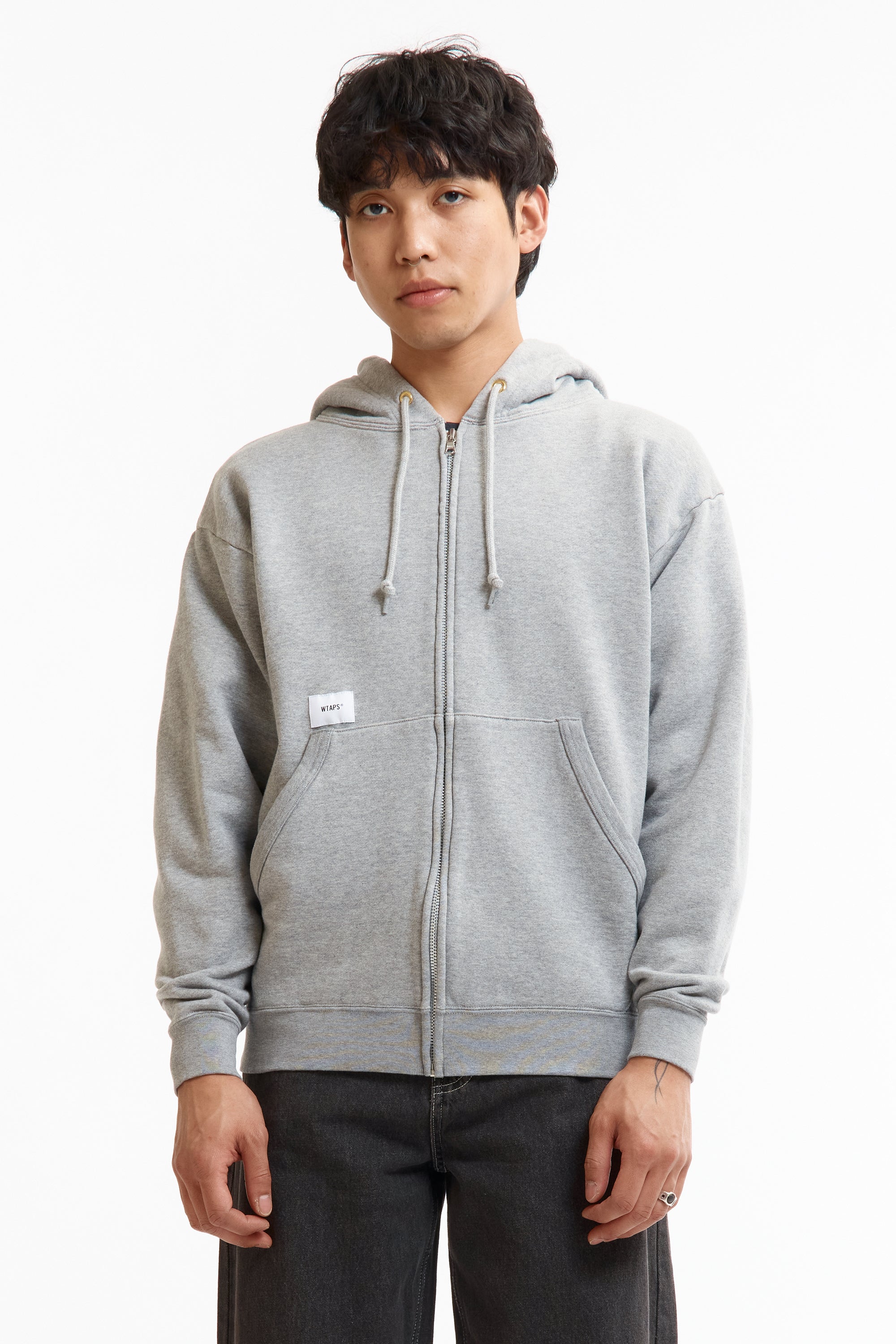 The SS26 THROWDY ZIP HOODY ASH GREY available online with global shipping, and in PAM Stores Melbourne and Sydney.