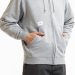 The SS26 THROWDY ZIP HOODY ASH GREY available online with global shipping, and in PAM Stores Melbourne and Sydney.